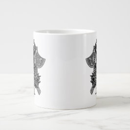 Caneca De Café Grande Odin Viking Warrior