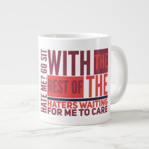 Caneca De Café Grande Ódio - Presente Jumbo Mug