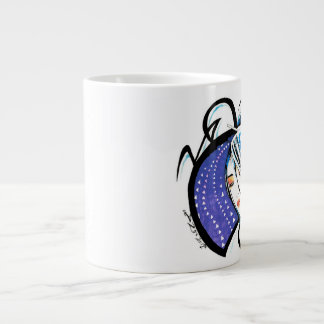 Caneca De Café Grande OG Grafite Geisha Tattoo Design