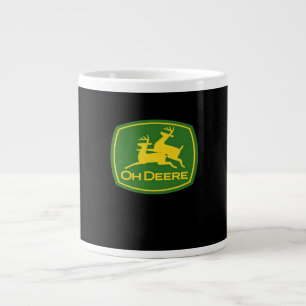 Caneca De Café Grande Oh Deer Design Moderno Minimalista
