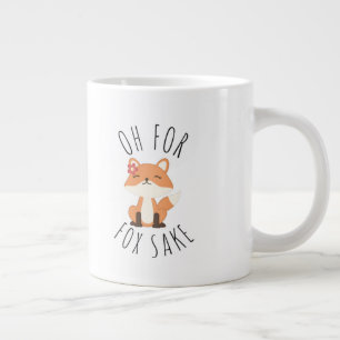Caneca De Café Grande Oh para Fox Sake Coffee Mug