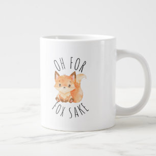 Caneca De Café Grande Oh para Fox Sake Coffee Mug