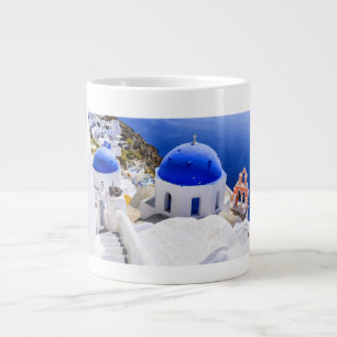 Caneca De Café Grande Oia Santorini