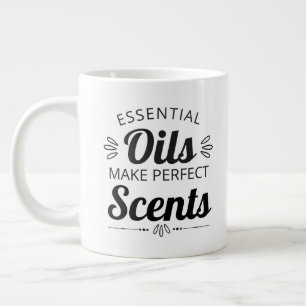Caneca De Café Grande Óleos Essenciais Fazem Perfeitos