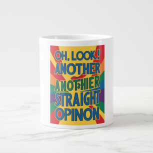 Caneca De Café Grande Olha! Outra opinião hetero