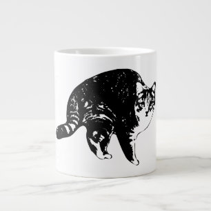 Caneca De Café Grande Olhar Atento do Tabby Starglow