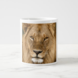 Caneca De Café Grande Olhar Relaxado do Rei Leão