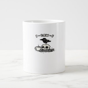 Caneca De Café Grande Olhar único e fixe F Caw F