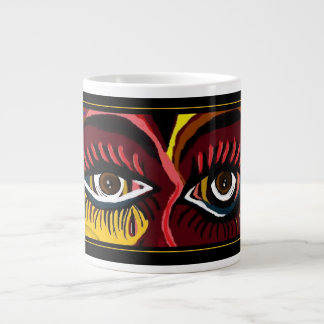 CANECA DE CAFÉ GRANDE OLHO CHORAR JUMBO MUG
