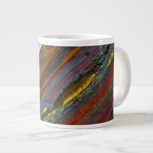 Caneca De Café Grande Olho de Tigre Australiano Listrado