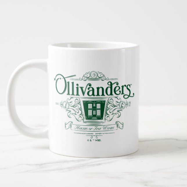Caneca De Café Grande OLIVANDERS™ Fabricantes de Terras Finas (Esquerda)