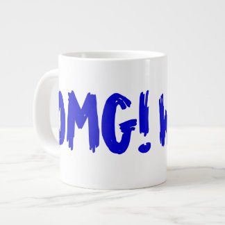 Caneca De Café Grande OMG! O quê?