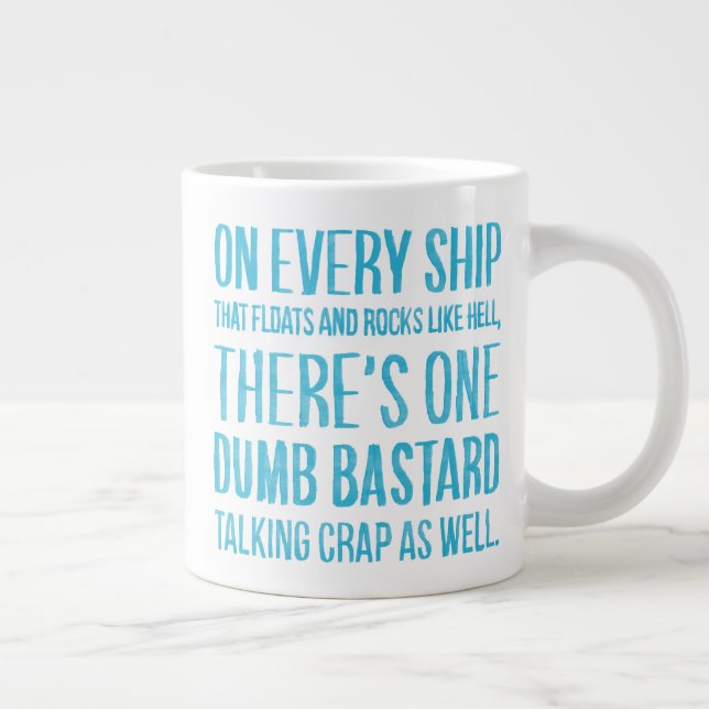 Caneca De Café Grande On Every Ship (Direita)