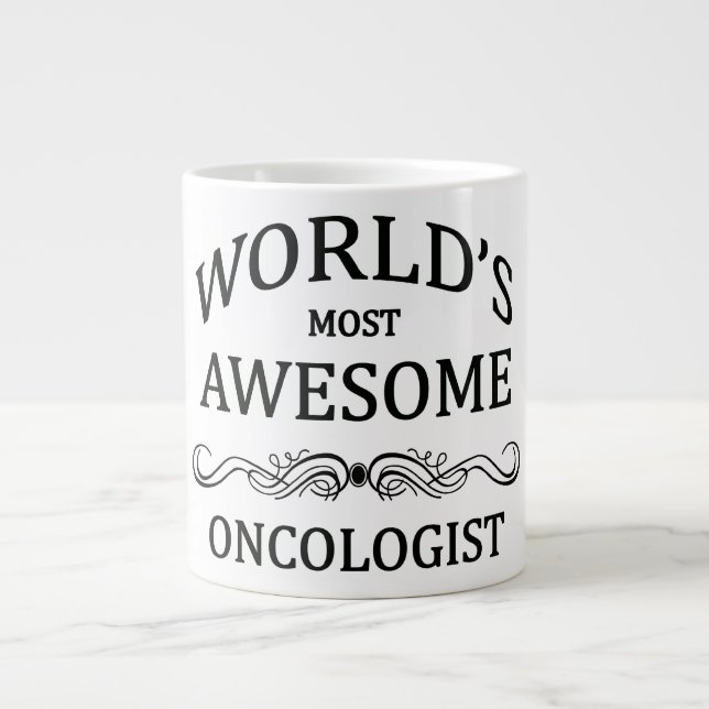 Caneca De Café Grande Oncologista mais incrível do mundo (Frente)