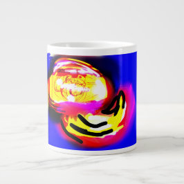 Caneca De Café Grande onda de águas-vivas
