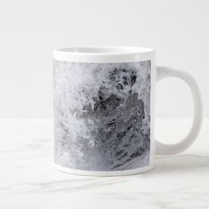 Caneca De Café Grande Onda tempestuosa quebrando