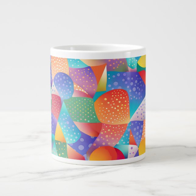 Caneca De Café Grande Ondas do Oceano Sunset (Frente)