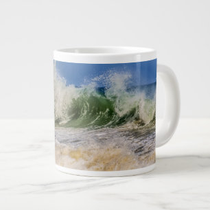 Caneca De Café Grande Ondas oceânicas em movimento