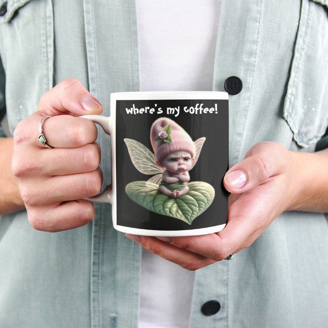 Caneca De Café Grande Onde está o meu café! (Criador carregado)