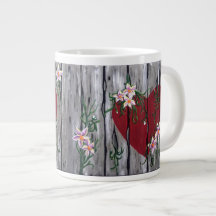 Onde O Amor Cresce Grande Mug