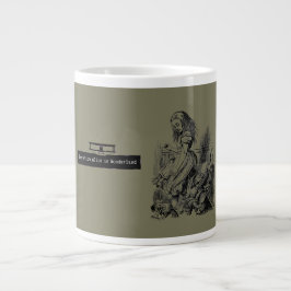Caneca De Café Grande Operation Alice in Wonderland Alice im Wunderland