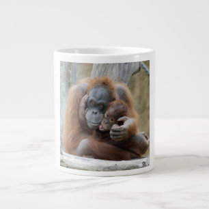 Caneca De Café Grande Orang Utan 001