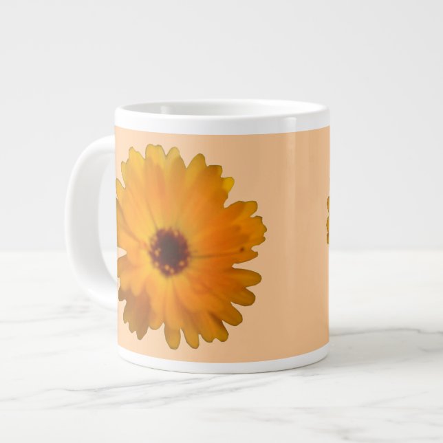 Caneca De Café Grande Orange Marigold Mug (Frente Esquerda)