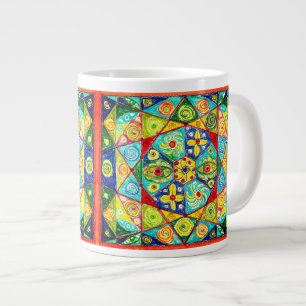 Caneca De Café Grande ordem abstrato