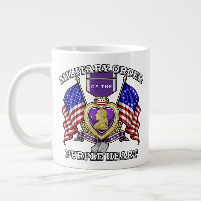 Caneca De Café Grande Ordem Militar do Coração Roxo  (Esquerda)
