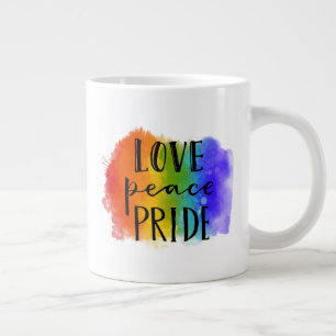 Caneca De Café Grande Orgulho da Paz de Amor