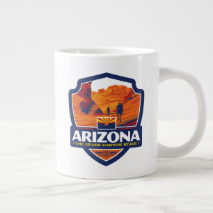 Caneca De Café Grande Orgulho de Estado  Arizona