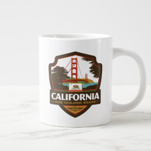 Caneca De Café Grande Orgulho de Estado  Califórnia