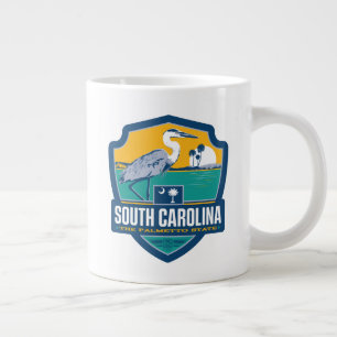 Caneca De Café Grande Orgulho de Estado Carolina do Sul
