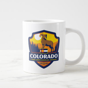 Caneca De Café Grande Orgulho de Estado  Colorado