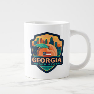 Caneca De Café Grande Orgulho de Estado Geórgia