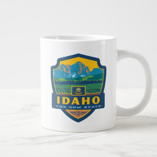 Caneca De Café Grande Orgulho de Estado  Idaho