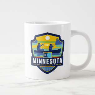 Caneca De Café Grande Orgulho de Estado  Minnesota