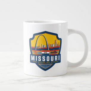 Caneca De Café Grande Orgulho de Estado Missouri