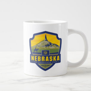 Caneca De Café Grande Orgulho de Estado Nebraska