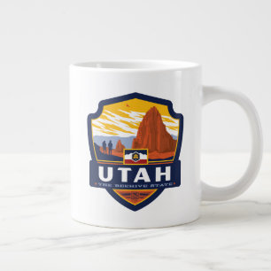 Caneca De Café Grande Orgulho de Estado  Utah
