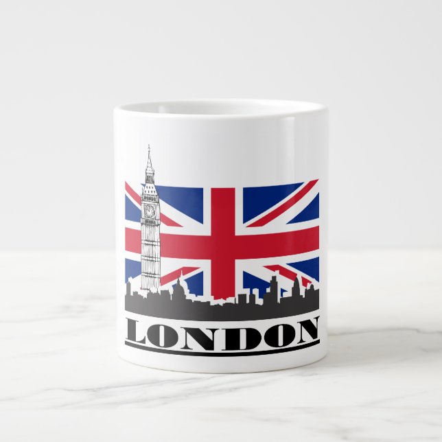 Caneca De Café Grande Orgulho de Londres (Frente)