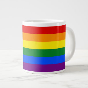 Caneca De Café Grande Orgulho gay LGBT Bandeira Arco-Íris