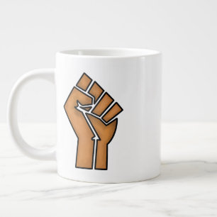 Caneca De Café Grande orgulho negro punho unidade história unidade Afric