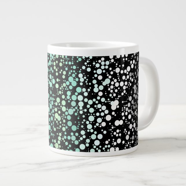 Caneca De Café Grande Orgulho Paragênero Mod Retro Excêntrico Boho (Frente Esquerda)