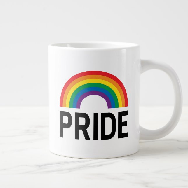 Caneca De Café Grande Orgulho Rainbow (Direita)