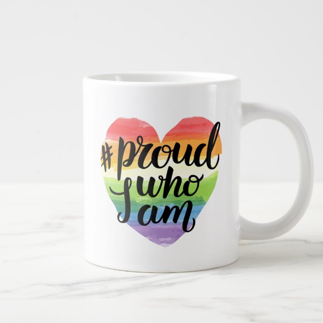 Caneca De Café Grande Orgulhoso de quem sou (Direita)