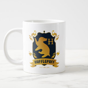 Caneca De Café Grande Ornamentado HUFFLUFF™ House Crest