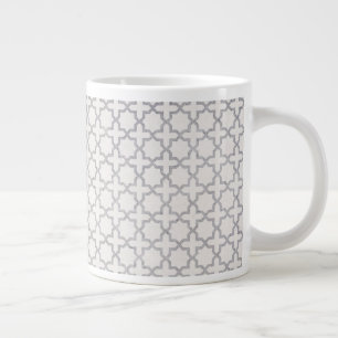 Caneca De Café Grande Ornamento Arabe Elegante