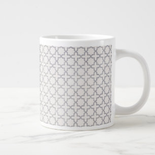 Caneca De Café Grande Ornamento Arabe Elegante
