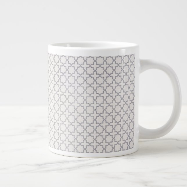 Caneca De Café Grande Ornamento Arabe Elegante (Direita)